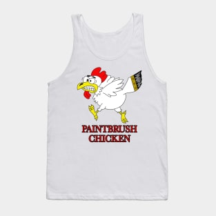 Paintbrush Chicken Tank Top